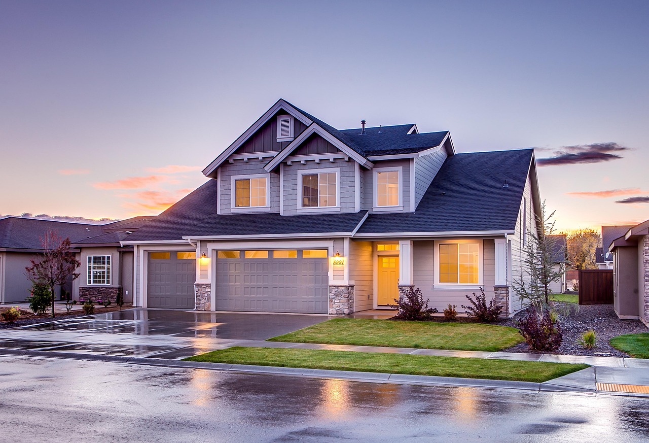 Real estate agent with client